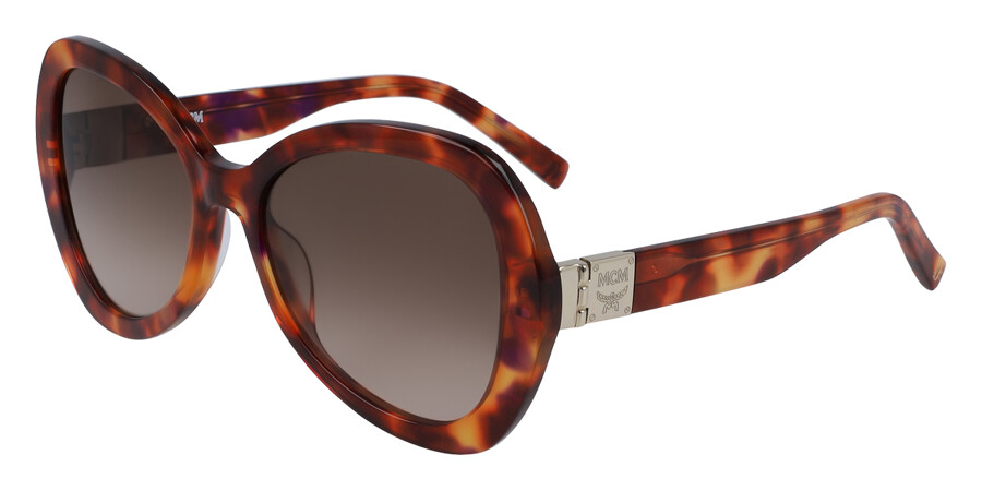 MCM 695S 239 Butterfly Red Havana Sunglasses | SmartBuyGlasses US