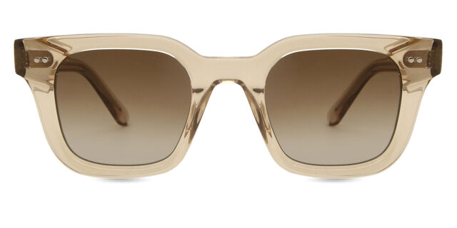 CHIMI 04 Ecru Rectangle Clear Sunglasses | SmartBuyGlasses US display picture 1