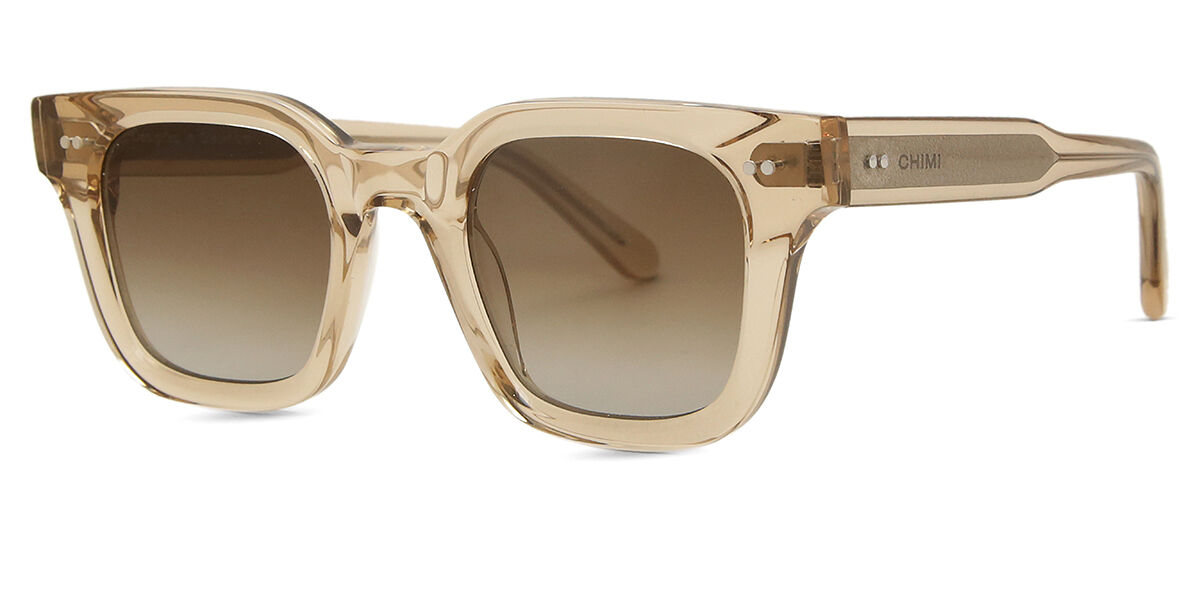 CHIMI 04 Ecru Rectangle Clear Sunglasses | SmartBuyGlasses US