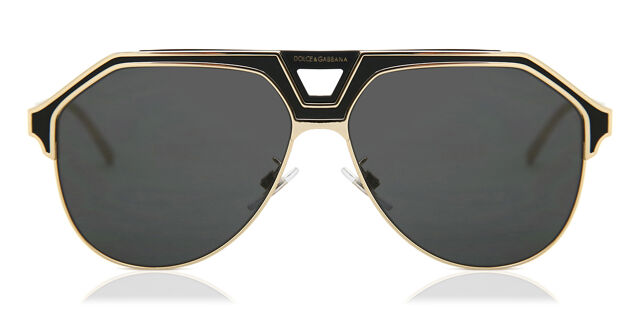 Dolce & Gabbana DG2257 133487 Browline Gold Black Sunglasses  display picture 1
