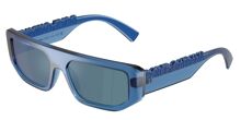 Dolce & Gabbana DG2319 05/6G Wraparound Silver Sunglasses  display picture 2