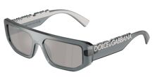 Dolce & Gabbana DG2319 05/6G Wraparound Silver Sunglasses  display picture 3
