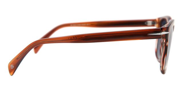 David Beckham DB 1062/S EX4/KU Square Brown Horn Sunglasses  display picture 1