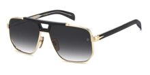 David Beckham DB 1131/S I46/9O Rectangle Matte Black/Gold  display picture 2