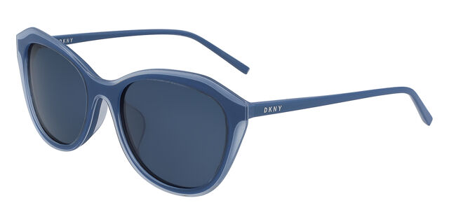 DKNY DK508S 400 Oval Blue Sunglasses | SmartBuyGlasses US display picture 1