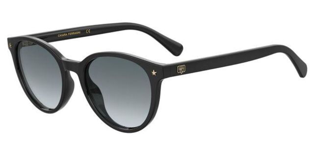 Chiara Ferragni CF 1008/S 807/9O Cat Eye Black Sunglasses  display picture 3
