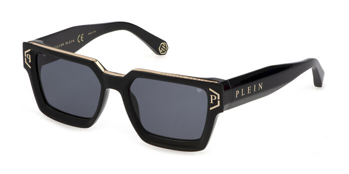 Philipp Plein SPP121S 0722 Square Polished Dark Tortoise  display picture 2