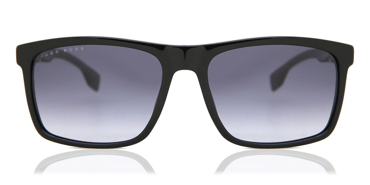 Boss 1036/S 807/9O Rectangle Black Sunglasses | SmartBuyGlasses US