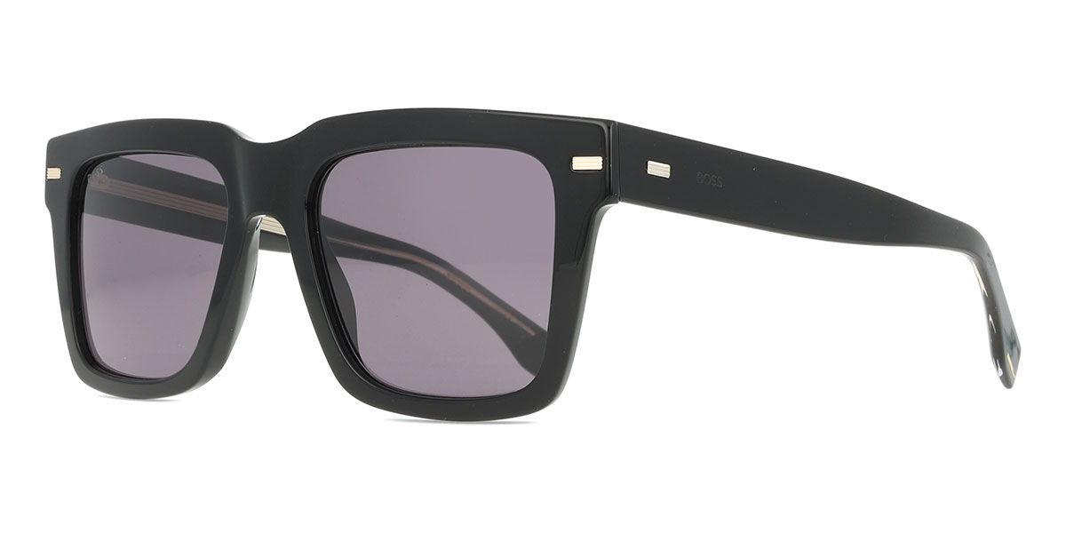 Boss 1442/S 807/IR Square Black Sunglasses | SmartBuyGlasses US