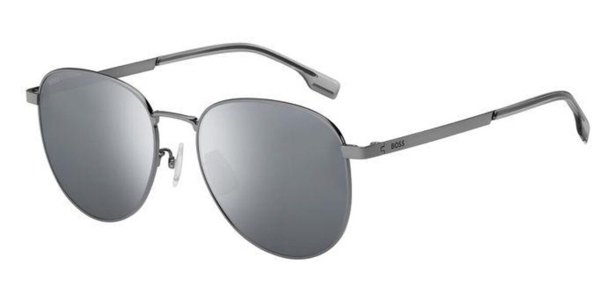 Boss 1536/F/S Asian Fit V81/IR Oval Dark Ruthenium Silver