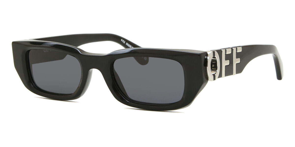 Off White FILLMORE 1007 Rectangle Black Sunglasses