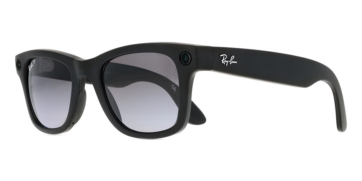 Ray-Ban Meta RW4006 Wayfarer Polarized 601ST3 Square Black