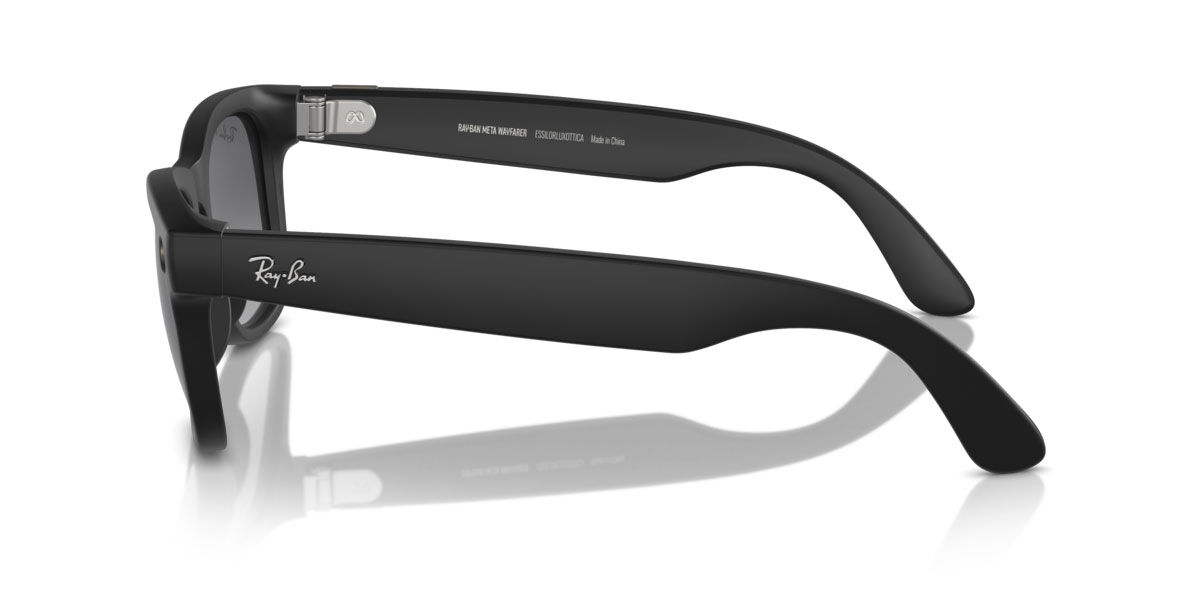 Ray-Ban Meta RW4008 Wayfarer Polarized 601ST3 Square Black