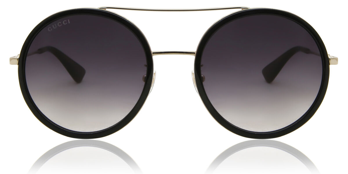 Gucci GG0061S 001 Pilot Black Sunglasses | SmartBuyGlasses US