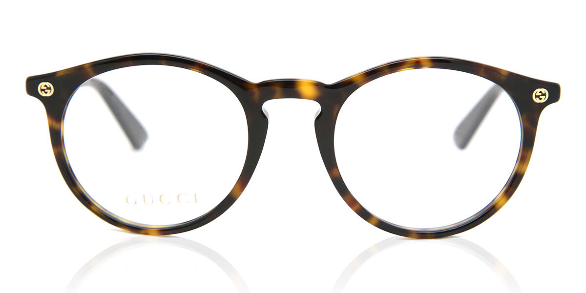 Gucci GG0121O 002 Oval Tortoiseshell Eyeglasses | SmartBuyGlasses US