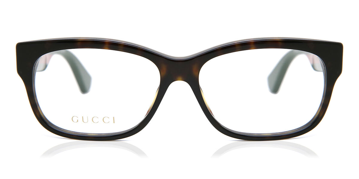 Gucci GG0278O 012 Rectangle Tortoiseshell Eyeglasses