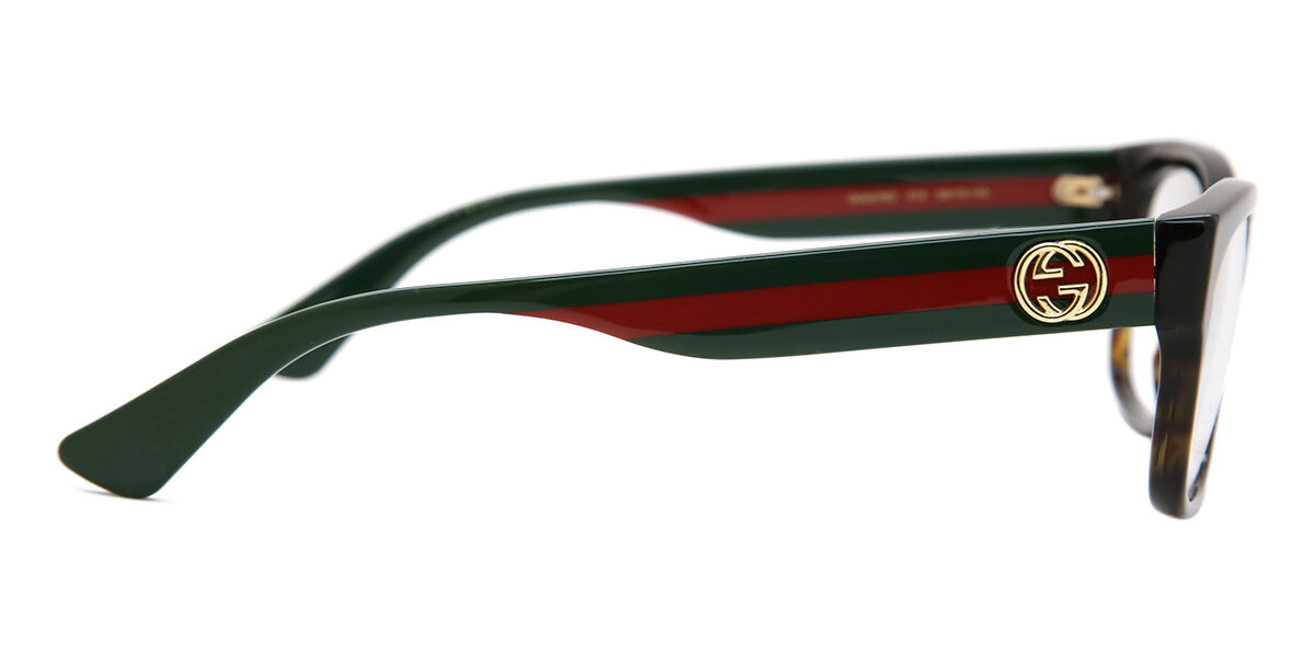 Gucci GG0278O 012 Rectangle Tortoiseshell Eyeglasses