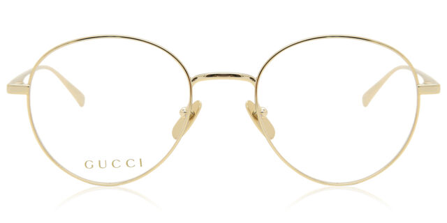 Gucci GG0337O 001 Oval Gold Eyeglasses | SmartBuyGlasses US