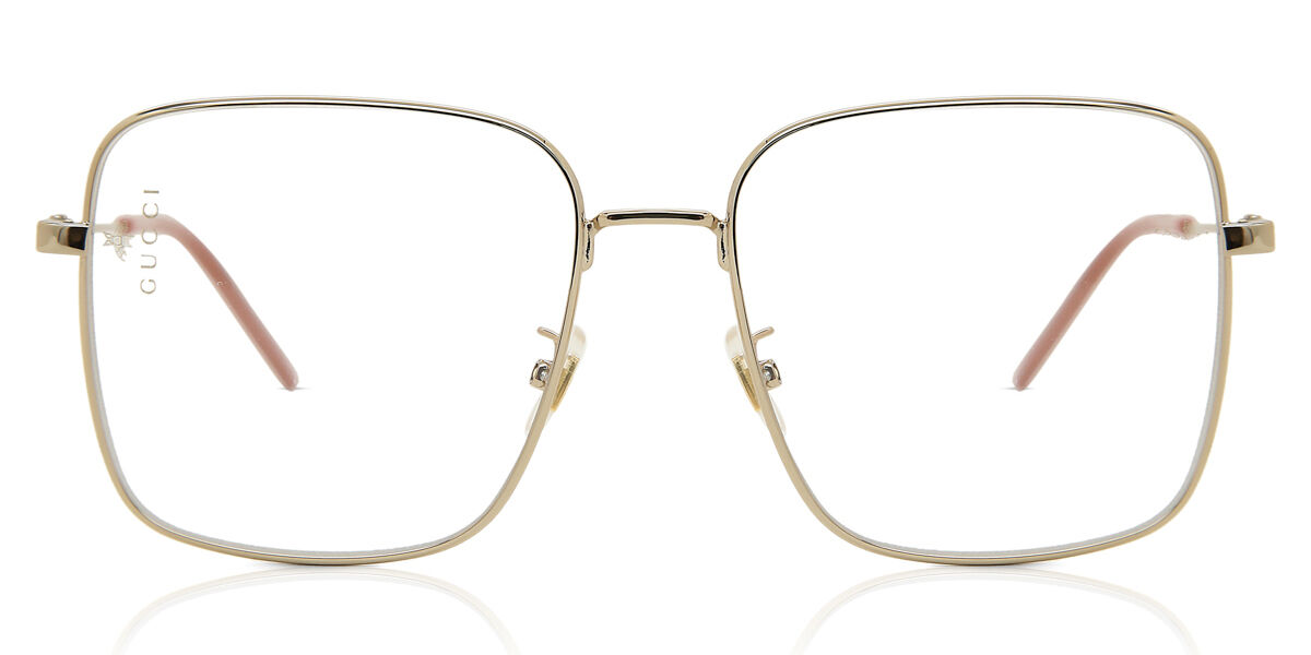 Gucci GG0396S 001 Square Gold Eyeglasses | SmartBuyGlasses US