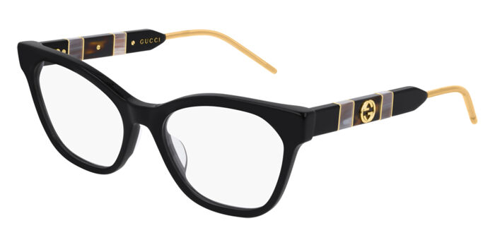 Gucci GG0592O 002 Butterfly Havana/Gold Eyeglasses  display picture 3