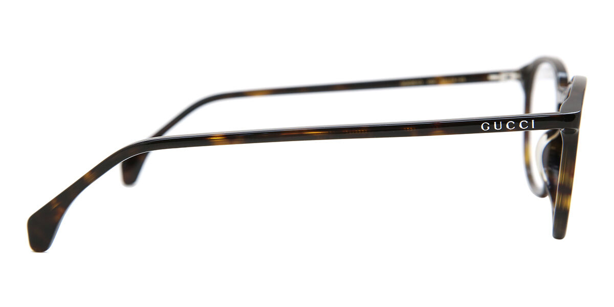 Gucci GG0551O 002 Oval Dark Havana Eyeglasses | SmartBuyGlasses US