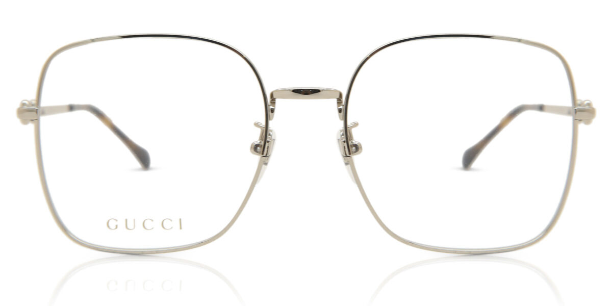 Gucci GG0396S 001 Square Gold Eyeglasses | SmartBuyGlasses US