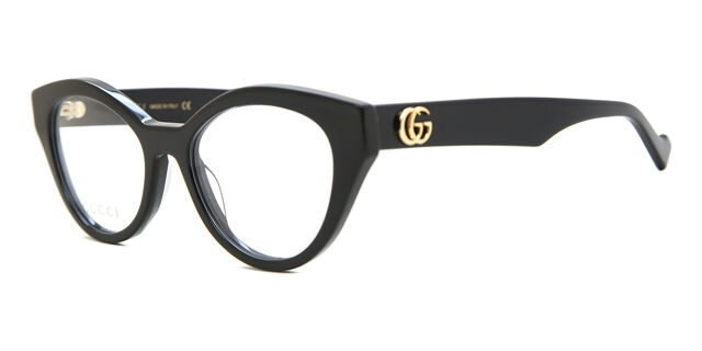 Gucci Women\'s Black and Cream Cat-Eye Glasses Gucci GG0959S Black Gucci GG0959S Eyeglasses | Select Eyewear main image 4
