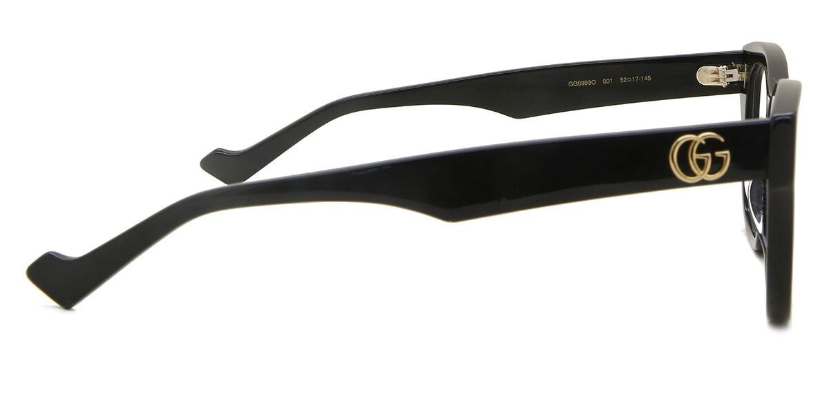 Gucci GG0999O 001 Square Black Eyeglasses | SmartBuyGlasses US