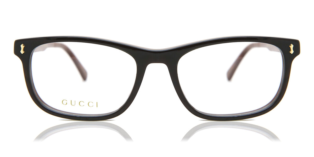 Gucci GG1046O 006 Square Shiny Transparent Green Eyeglasses
