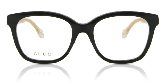 Gucci GG0566ON 001 Square Shiny Black Eyeglasses  display picture 3