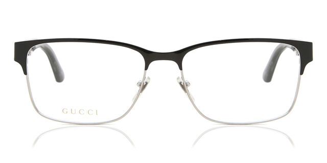 Gucci Metallic Silver Eyewear Gucci GG1678O 001 Silver Eyeglasses | SmartBuyGlasses US main image 3