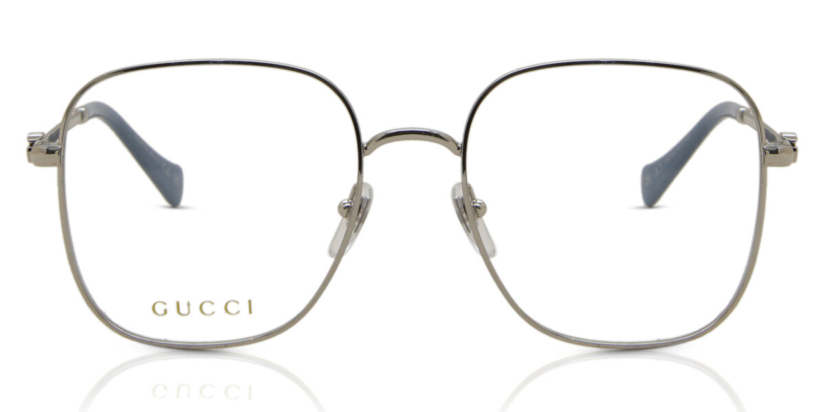 Gucci GG1144O 002 Square Silver Eyeglasses | SmartBuyGlasses US