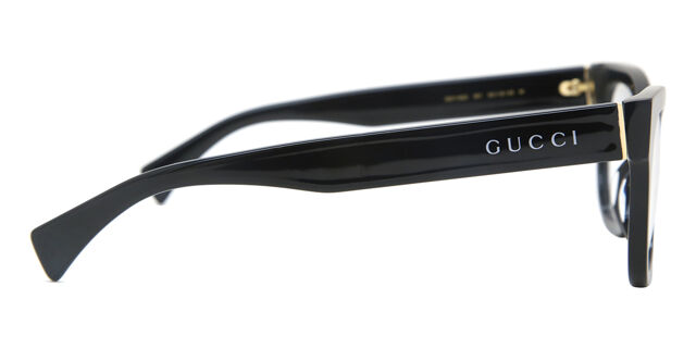 NEW Gucci GG1133S 001 Shiny Black Dark Gray Cat Eye Women Sunglasses GUCCI GG1133S/001 - Sunglasses main image 3