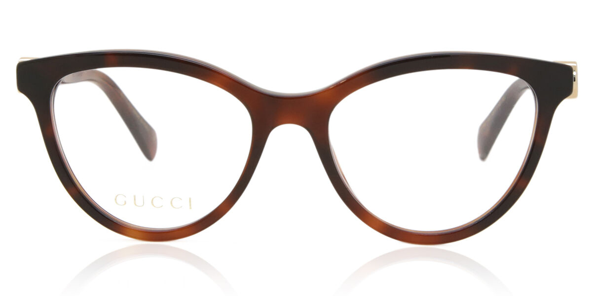Gucci GG1179O 007 Cat Eye Transparent Pink Eyeglasses