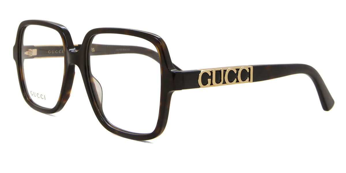 Gucci GG1193O 002 Square Havana Eyeglasses | SmartBuyGlasses US