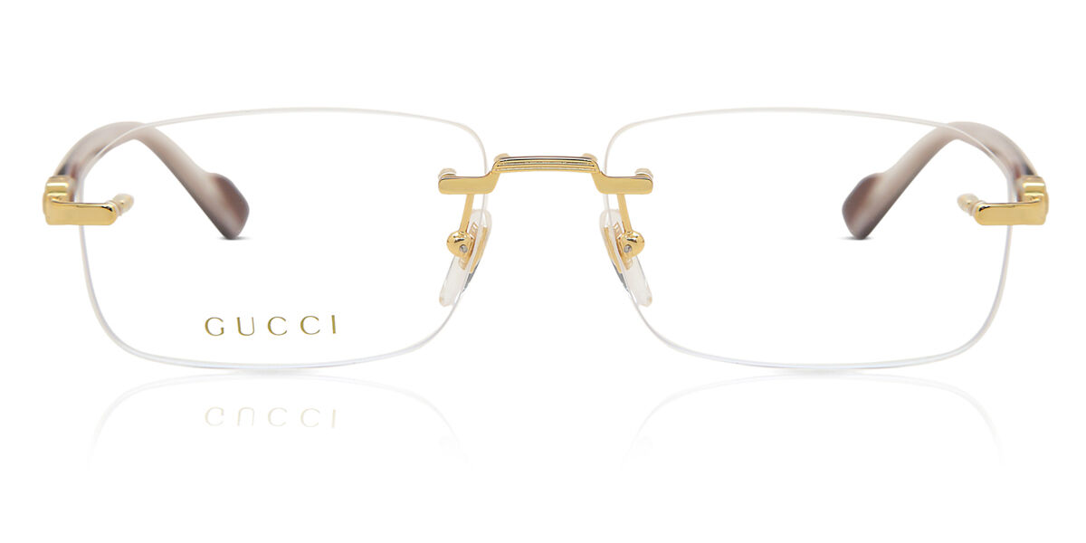 Gucci GG1221O 002 Gold Eyeglasses | SmartBuyGlasses US