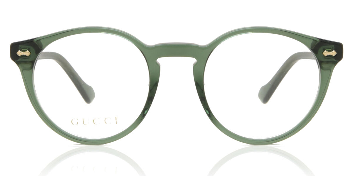 Gucci GG0738O 004 Oval Black/Light Yellow Eyeglasses