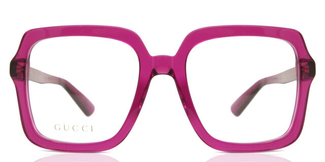 Gucci GG1318O 003 Square Eyeglasses - Transparent Fuchsia 55mm GG1318O 003 Transparent Fuchsia 55mm main image 4