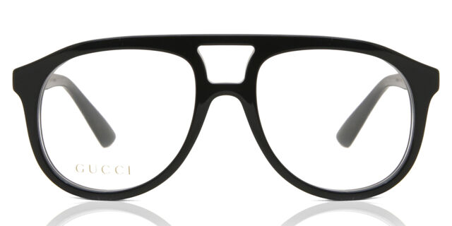 Gucci GG1320O 001 Pilot Black Eyeglasses | SmartBuyGlasses US display picture 1