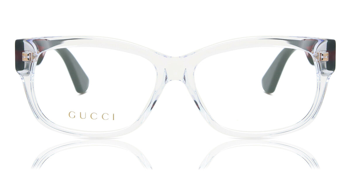 Gucci GG0278O 016 Rectangle Clear Eyeglasses | SmartBuyGlasses US