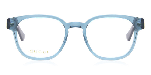 Gucci GG0927O 006 Square Transparent Blue Eyeglasses 