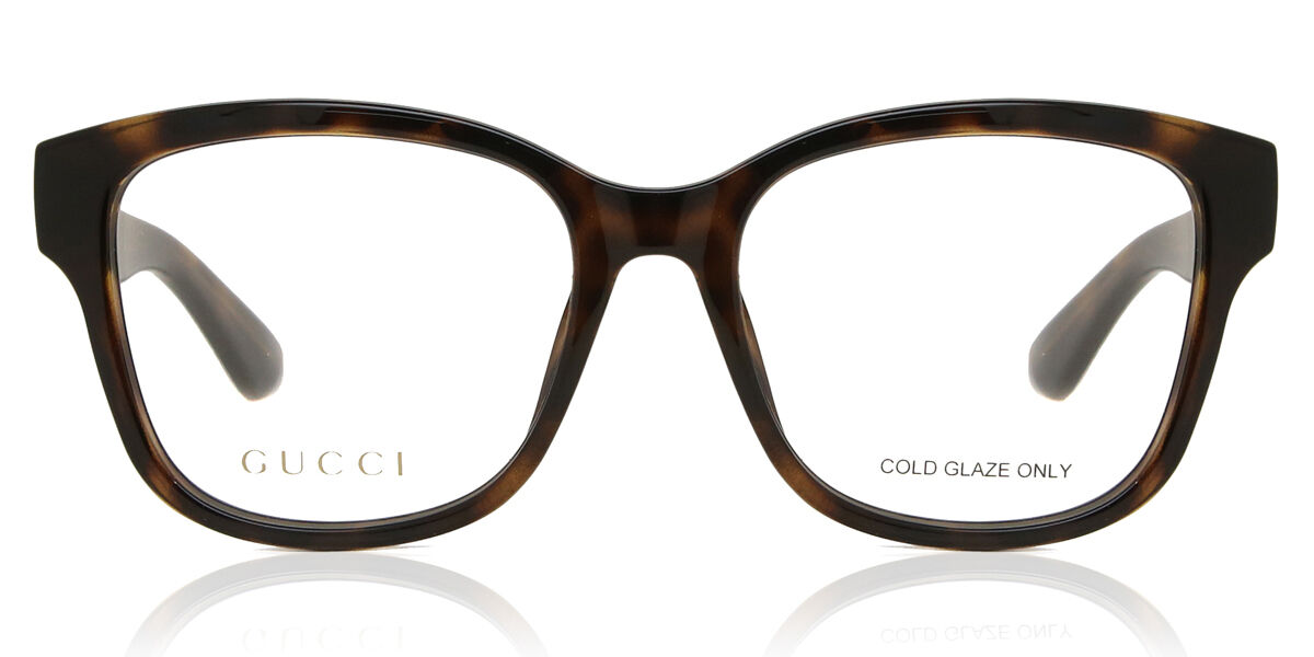 Gucci GG1340O 002 Square Tortoise Eyeglasses | SmartBuyGlasses US