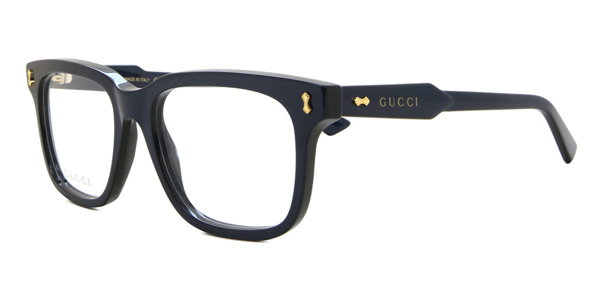 Gucci GG1265O 005 Square Blue Eyeglasses | SmartBuyGlasses US