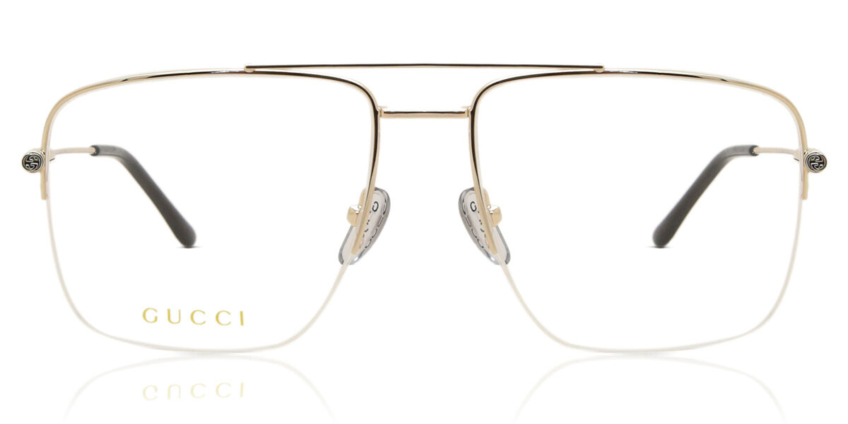 Buy Gucci Semi-rimless Prescription Glasses | SmartBuyGlasses