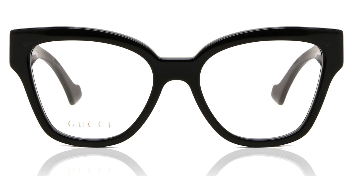 Gucci GG1424O 005 Cat Eye Black Eyeglasses | SmartBuyGlasses US