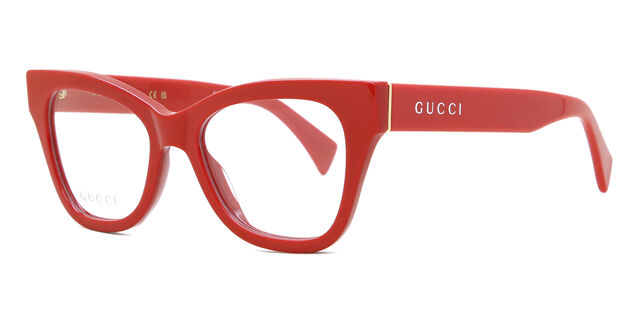 Gucci GG1133O 005 Cat Eye Red Eyeglasses | SmartBuyGlasses US display picture 3