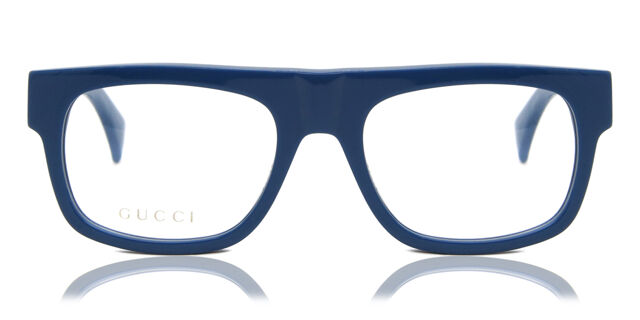 Gucci GG1137O 004 Square Blue Eyeglasses | SmartBuyGlasses US display picture 1