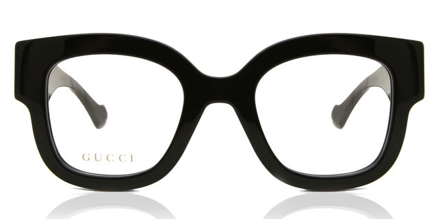 Gucci GG1423O 001 Square Black Eyeglasses | SmartBuyGlasses US display picture 3
