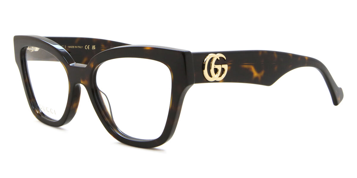 GUCCIめがね　やりとり用 Gucci GG1424O 006 Cat Eye Tortoise Eyeglasses | SmartBuyGlasses US