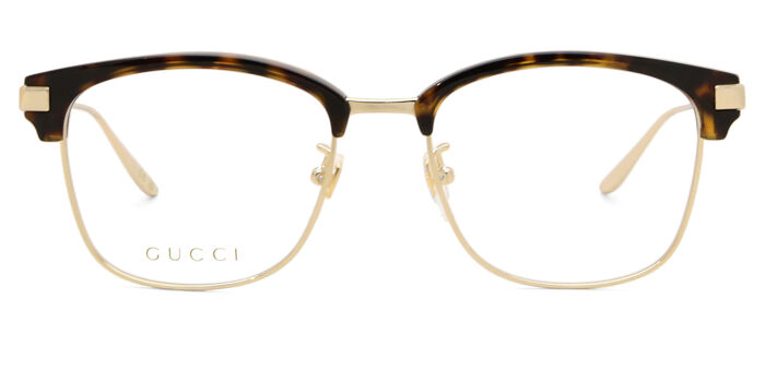 Gucci GG0605O 001 Browline Black Gold Eyeglasses  display picture 3
